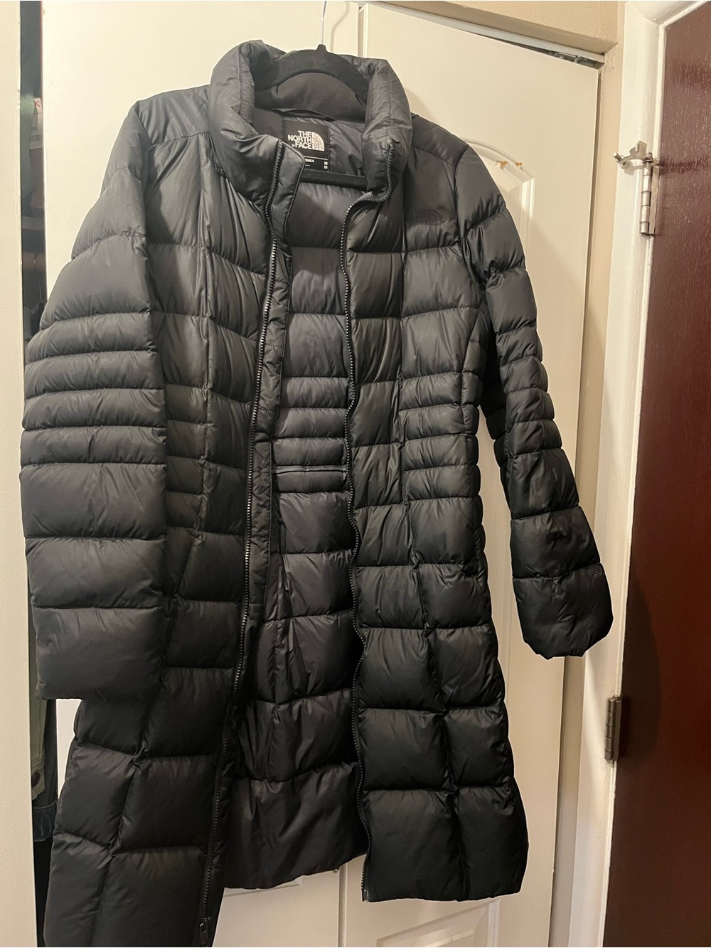 The North Face Women's Black Long Puffer Jacket